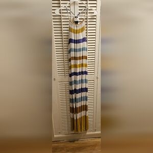 Design History Striped Multicolor Maxi Dress